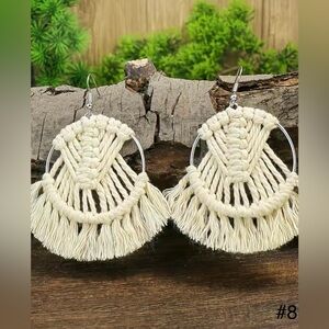 #88 | Bohemian Macramé Dangle Earrings